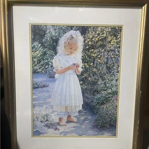 Framed Art Print with Gold Frame